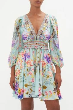 BLOUSON FLARED DRESS LOVE WEB -clothing shop CAMILLA 00021539 BLOUSON FLARED DRESS LOVE WEB 4