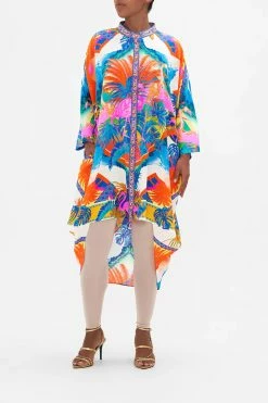 SCOOP BACK SHIRT DRESS FLAMENCO FLAMINGO -clothing shop CAMILLA 00021558 SCOOP BACK SHIRT DRESS FLAMENCO FLAMINGO 1 d527db0d 3f77 44cf ba5e 5012d08ba5db
