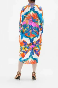 SCOOP BACK SHIRT DRESS FLAMENCO FLAMINGO -clothing shop CAMILLA 00021558 SCOOP BACK SHIRT DRESS FLAMENCO FLAMINGO 2 5d01b98c 420c 4919 bbe5 3c7c52cf24b0