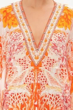 T SHAPE LONG KAFTAN DRAGON MOTHER 11 T SHAPE LONG KAFTAN DRAGON MOTHER -clothing shop CAMILLA 00021574 T SHAPE LONG KAFTAN DRAGON MOTHER 5