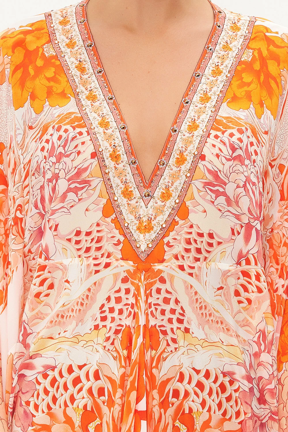 T SHAPE LONG KAFTAN DRAGON MOTHER 6 T SHAPE LONG KAFTAN DRAGON MOTHER - Image 6