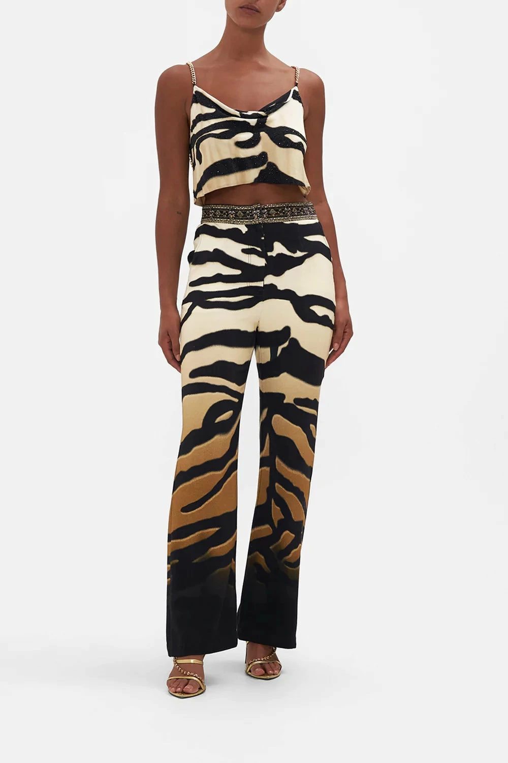 FULL LENGTH FLARED PANT TAME MY TIGER 1 FULL LENGTH FLARED PANT TAME MY TIGER
