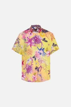 SHORT SLEEVE BUTTON THROUGH SHIRT HOW DOES YOUR GARDEN GROW -clothing shop CAMILLA 00021641 SHORT SLEEVE BUTTON THROUGH SHIRT HOW DOES YOUR GARDEN GROW GHOST