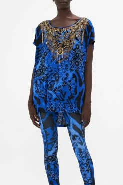 LOOSE FIT TEE CAT GOT YOUR TONGUE -clothing shop CAMILLA 00021648 LOOSE FIT TEE CAT GOT YOUR TONGUE 4