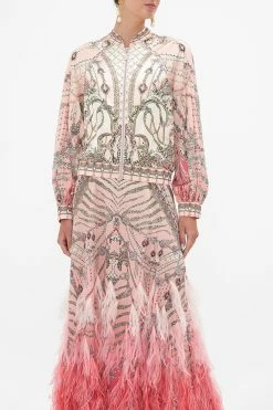 PANELLED SLEEVE BLOUSON BOMBER STARSHIP SISTAS -clothing shop CAMILLA 00021658 PANELLED SLEEVE BLOUSON BOMBER STARSHIP SISTAS 4