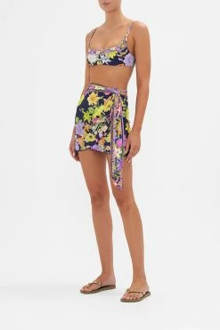 SHORT DRAPED SARONG PEACE BE WITH YOU -clothing shop CAMILLA 00021764 SHORT DRAPED SARONG PEACE BE WITH YOU 2