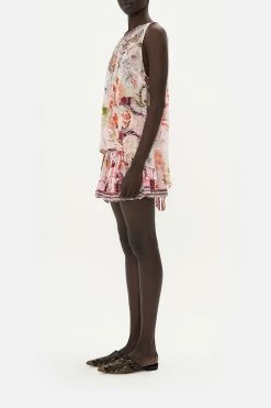 BUTTON BACK TOP ST GERMAINS GIRL -clothing shop CAMILLA 00021806 BUTTON BACK TOP ST GERMAINS GIRL 2