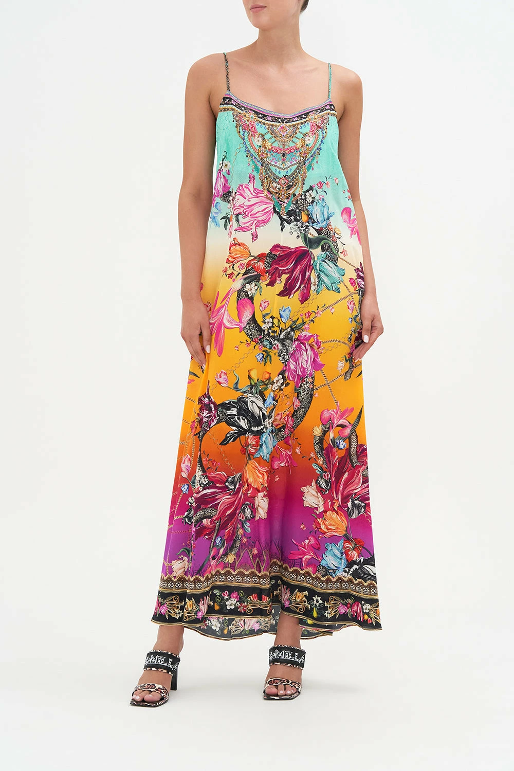 LONG PANEL SLIP DRESS VIPER ROOM 1 LONG PANEL SLIP DRESS VIPER ROOM