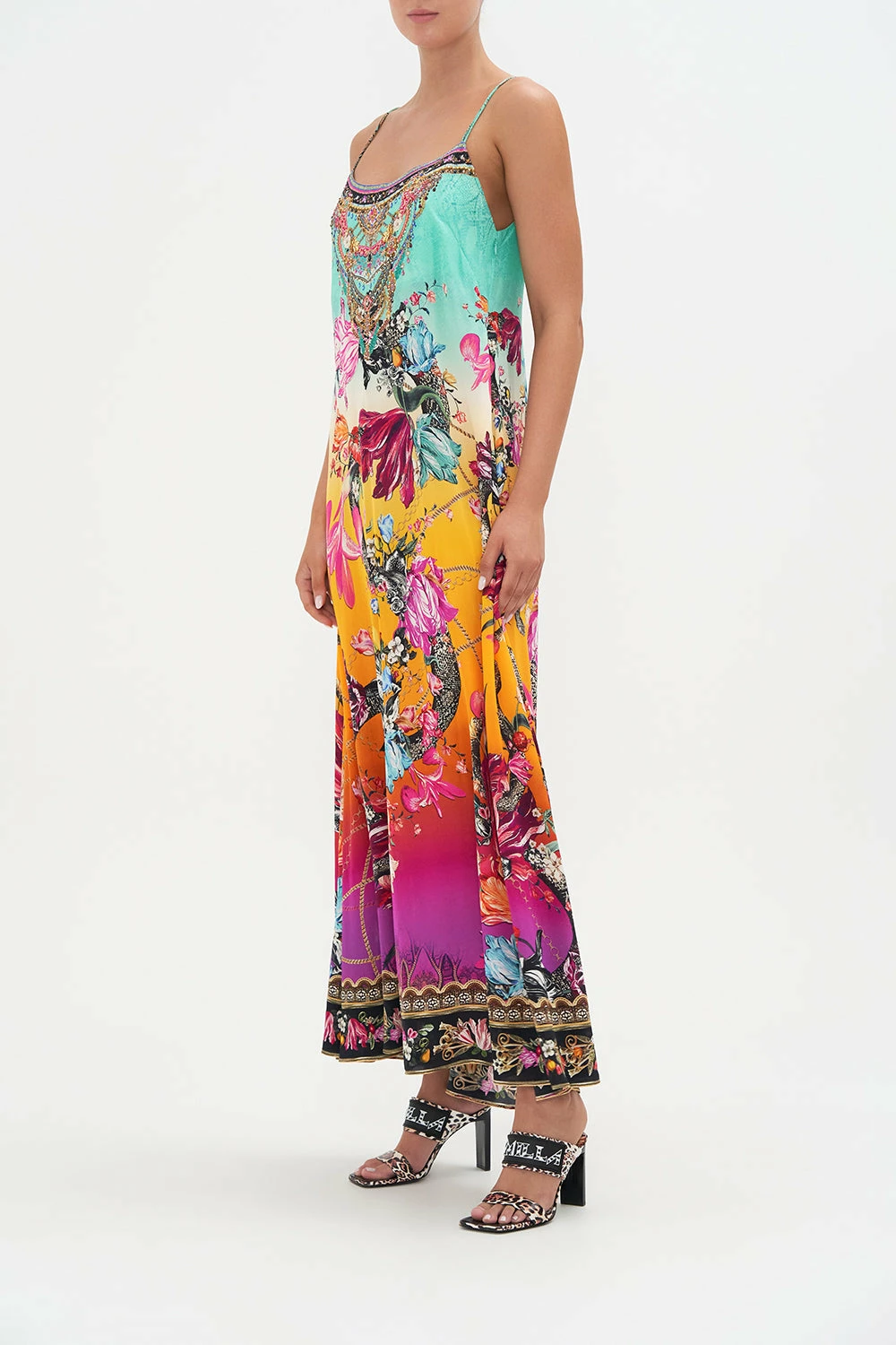 LONG PANEL SLIP DRESS VIPER ROOM 6 LONG PANEL SLIP DRESS VIPER ROOM - Image 6