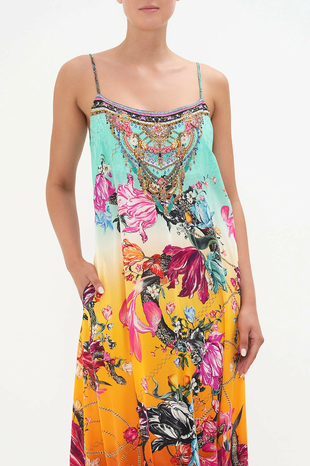 LONG PANEL SLIP DRESS VIPER ROOM 5 LONG PANEL SLIP DRESS VIPER ROOM - Image 5
