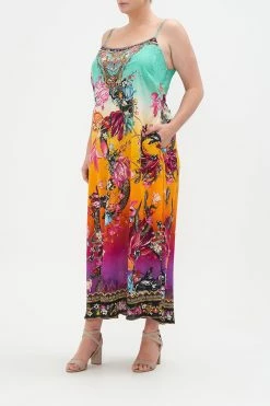 LONG PANEL SLIP DRESS VIPER ROOM 17 LONG PANEL SLIP DRESS VIPER ROOM -clothing shop CAMILLA 00021843 LONG PANEL SLIP DRESS VIPER ROOM MTL 2