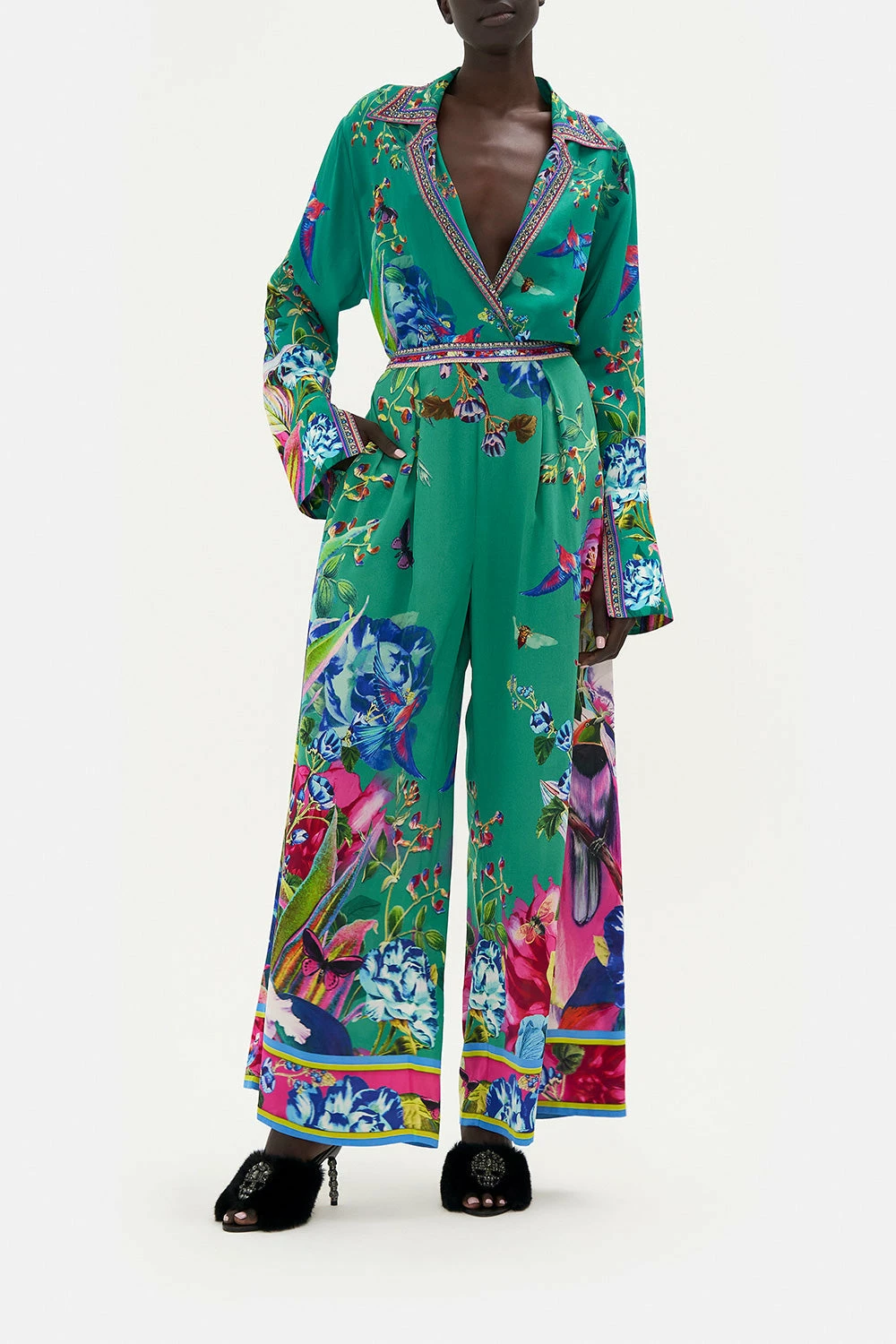 TUCK FRONT PANT RUN FROM PARADISE 1 TUCK FRONT PANT RUN FROM PARADISE