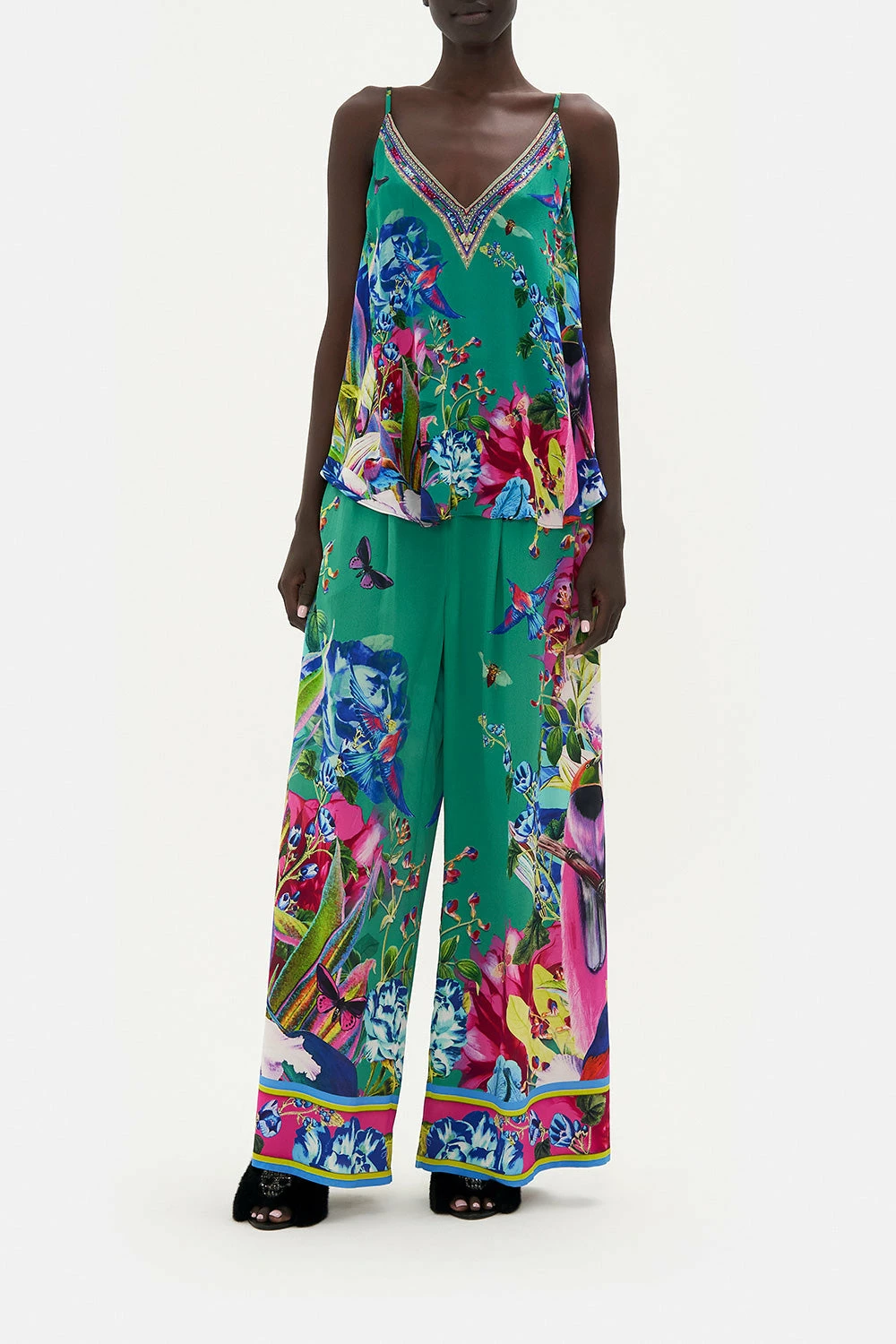 V NECK CAMI RUN FROM PARADISE 1 V NECK CAMI RUN FROM PARADISE