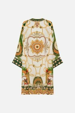 METAL EYELET KAFTAN MY SWEET DEVOTION -clothing shop CAMILLA 00022006 METAL EYELET KAFTAN MY SWEET DEVOTION GHOST 2