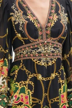 BUTTON FRONT FRILL DRESS JEALOUSY AND JEWELS -clothing shop CAMILLA 00022027 BUTTON FRONT FRILL DRESS JEALOUSY AND JEWELS 5