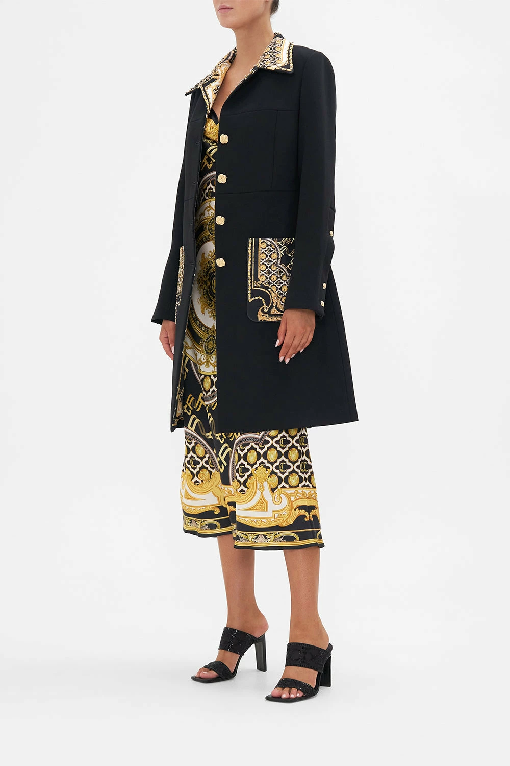 BUTTON FRONT COAT TETHER ME NOT 2 BUTTON FRONT COAT TETHER ME NOT - Image 2