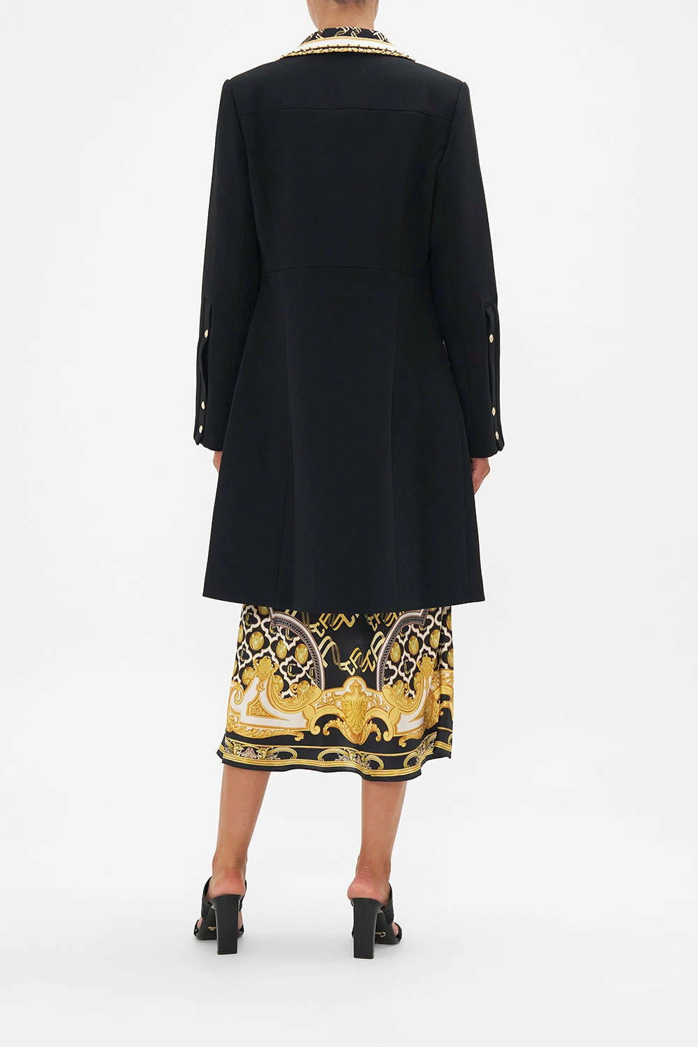 BUTTON FRONT COAT TETHER ME NOT 3 BUTTON FRONT COAT TETHER ME NOT - Image 3