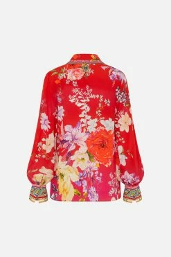 CURVED COLLAR BLOUSE KISS AND TELL 13 CURVED COLLAR BLOUSE KISS AND TELL -clothing shop CAMILLA 00022055 CURVEDCOLLARBLOUSE KISSANDTELL GHOST 2