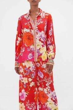 CURVED COLLAR BLOUSE KISS AND TELL 11 CURVED COLLAR BLOUSE KISS AND TELL -clothing shop CAMILLA 00022055 CURVED COLLAR BLOUSE KISS AND TELL 4