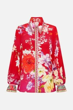 CURVED COLLAR BLOUSE KISS AND TELL 9 CURVED COLLAR BLOUSE KISS AND TELL -clothing shop CAMILLA 00022055 CURVED COLLAR BLOUSE KISS AND TELL GHOST fe4f22fc b028 4c77 8b04 80f40204bfc1