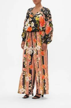 BLOUSON BLOUSE WITH NECK TIE SECRET HISTORY -clothing shop CAMILLA 00022068 BLOUSON BLOUSE WITH NECK TIE SECRET HISTORY 4