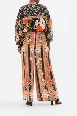 BLOUSON BLOUSE WITH NECK TIE SECRET HISTORY -clothing shop CAMILLA 00022068 BLOUSON BLOUSE WITH NECK TIE SECRET HISTORY 5