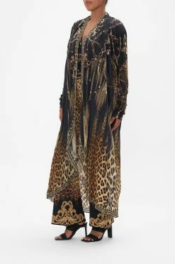 LONG CASUAL JACKET WITH POCKETS JUNGLE DREAMING -clothing shop CAMILLA 00022188 LONG CASUAL JACKET WITH POCKETS JUNGLE DREAMING 2