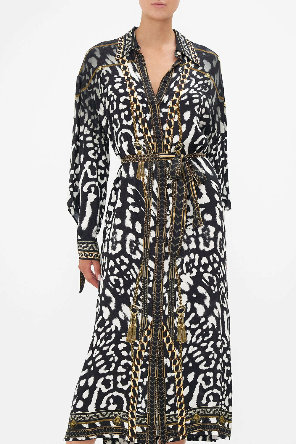 EYELET CUFF SHIRT DRESS UNTAMED ROYALTY 5 EYELET CUFF SHIRT DRESS UNTAMED ROYALTY - Image 5