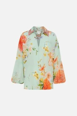 VINTAGE COLLAR BLOUSE TALK THE WALK -clothing shop CAMILLA 00022261 VINTAGE COLLAR BLOUSE TALK THE WALK GHOST 1