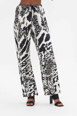 BIAS CUT DRAWSTRING PANT FELINE FANTASY 10 BIAS CUT DRAWSTRING PANT FELINE FANTASY -clothing shop CAMILLA 00022347 BIAS CUT DRAWSTRING PANT FELINE FANTASY 4