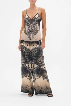 LACE TRIM CAMI CURTAIN CALL CHAOS