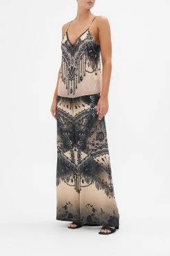 LACE TRIM CAMI CURTAIN CALL CHAOS -clothing shop CAMILLA 00022399 LACE TRIM CAMI CURTAIN CALL CHAOS 2