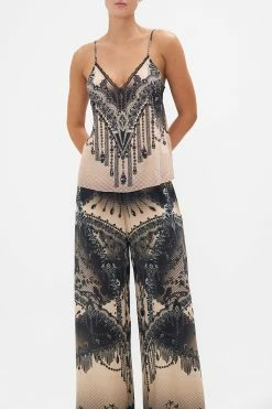 LACE TRIM CAMI CURTAIN CALL CHAOS -clothing shop CAMILLA 00022399 LACE TRIM CAMI CURTAIN CALL CHAOS 4