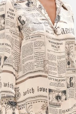 PYJAMA SHIRT FAME FEVER -clothing shop CAMILLA 00022410 PYJAMA SHIRT FAME FEVER 5