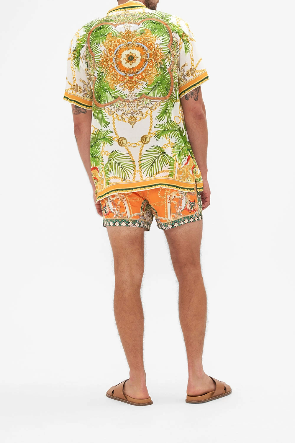 SHORT SLEEVE CAMP COLLARED SHIRT MY SWEET DEVOTION - Image 3