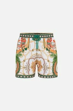 ELASTIC WAIST BOARDSHORT MY SWEET DEVOTION -clothing shop CAMILLA 00022477 ELASTIC WAIST BOARDSHORT MY SWEET DEVOTION GHOST 1