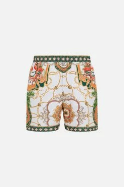 ELASTIC WAIST BOARDSHORT MY SWEET DEVOTION -clothing shop CAMILLA 00022477 ELASTIC WAIST BOARDSHORT MY SWEET DEVOTION GHOST 2