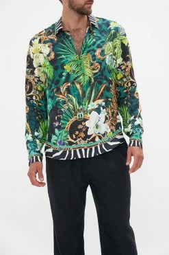 COLLARED LONG SLEEVE SHIRT SING MY SONG -clothing shop CAMILLA 00022486 COLLARED LONG SLEEVE SHIRT SING MY SONG 4