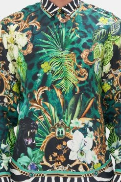 COLLARED LONG SLEEVE SHIRT SING MY SONG -clothing shop CAMILLA 00022486 COLLARED LONG SLEEVE SHIRT SING MY SONG 5