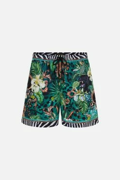 ELASTIC WAIST BOARDSHORT SING MY SONG -clothing shop CAMILLA 00022487 ELASTIC WAIST BOARDSHORT SING MY SONG GHOST 1