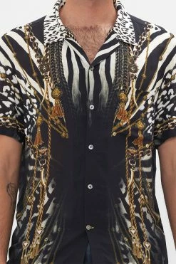 SHORT SLEEVE CAMP COLLARED SHIRT UNTAMED ROYALTY -clothing shop CAMILLA 00022490 SHORT SLEEVE CAMP COLLARED SHIRT UNTAMED ROYALTY 5