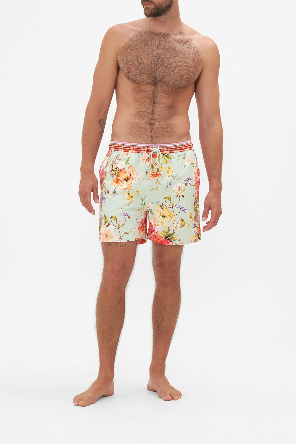 ELASTIC WAIST BOARDSHORT TALK THE WALK 1 ELASTIC WAIST BOARDSHORT TALK THE WALK