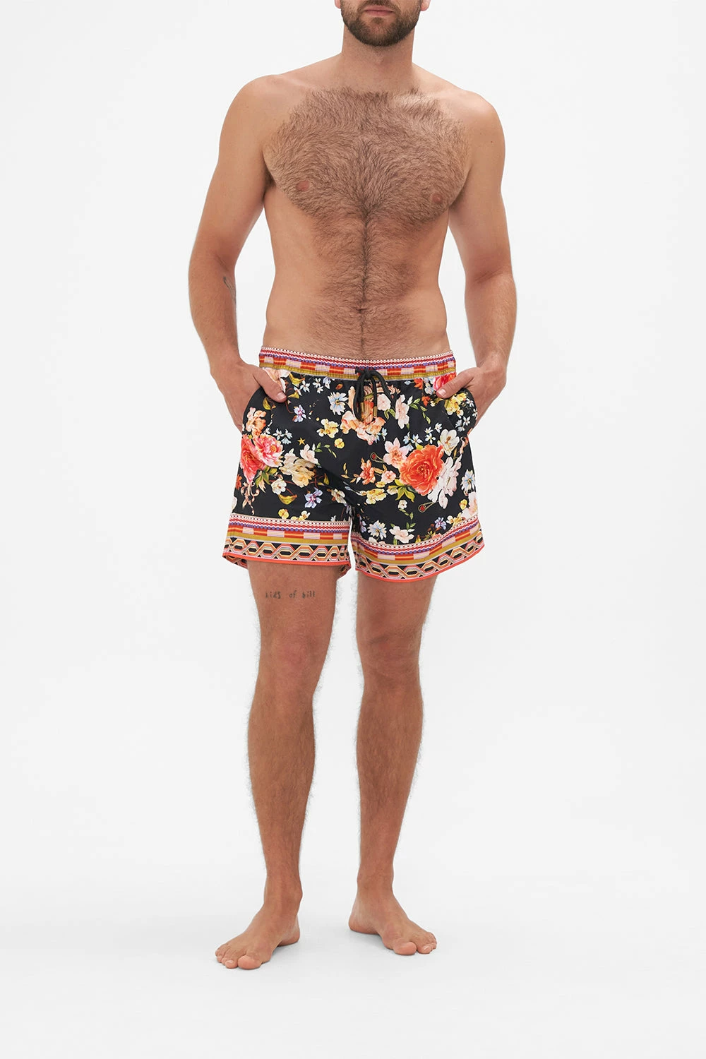 ELASTIC WAIST BOARDSHORT SECRET HISTORY 1 ELASTIC WAIST BOARDSHORT SECRET HISTORY