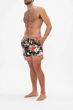 ELASTIC WAIST BOARDSHORT SECRET HISTORY 10 ELASTIC WAIST BOARDSHORT SECRET HISTORY -clothing shop CAMILLA 00022498 ELASTIC WAIST BOARDSHORT SECRET HISTORY 2