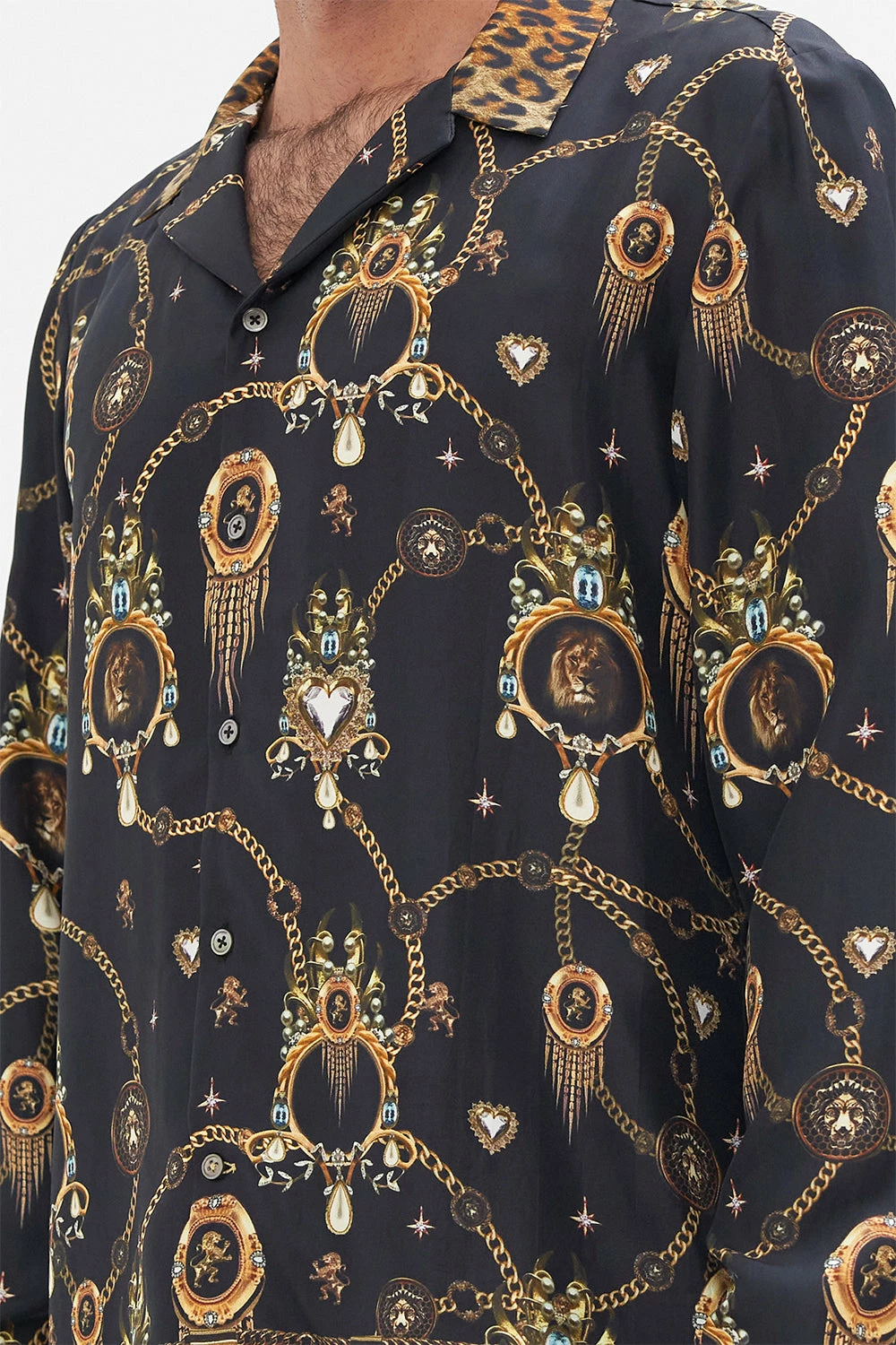 LONG SLEEVE CAMP COLLARED SHIRT JUNGLE DREAMING 6 LONG SLEEVE CAMP COLLARED SHIRT JUNGLE DREAMING - Image 6