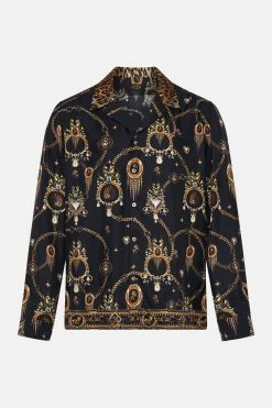 LONG SLEEVE CAMP COLLARED SHIRT JUNGLE DREAMING 8 LONG SLEEVE CAMP COLLARED SHIRT JUNGLE DREAMING -clothing shop CAMILLA 00022500 LONG SLEEVE CAMP COLLARED SHIRT JUNGLE DREAMING GHOST