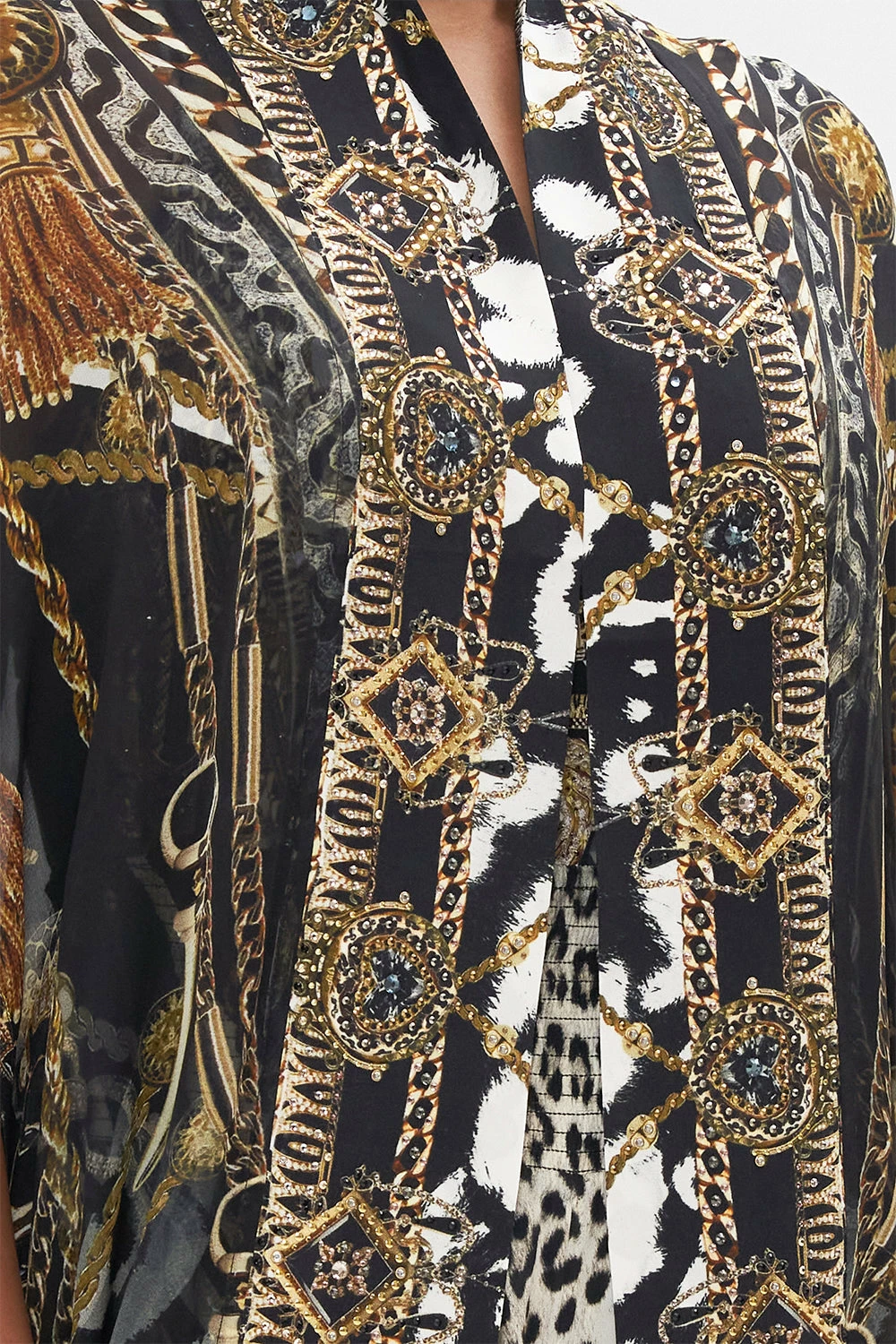 OPEN FRONT CARDI CAPE UNTAMED ROYALTY 6 OPEN FRONT CARDI CAPE UNTAMED ROYALTY - Image 6