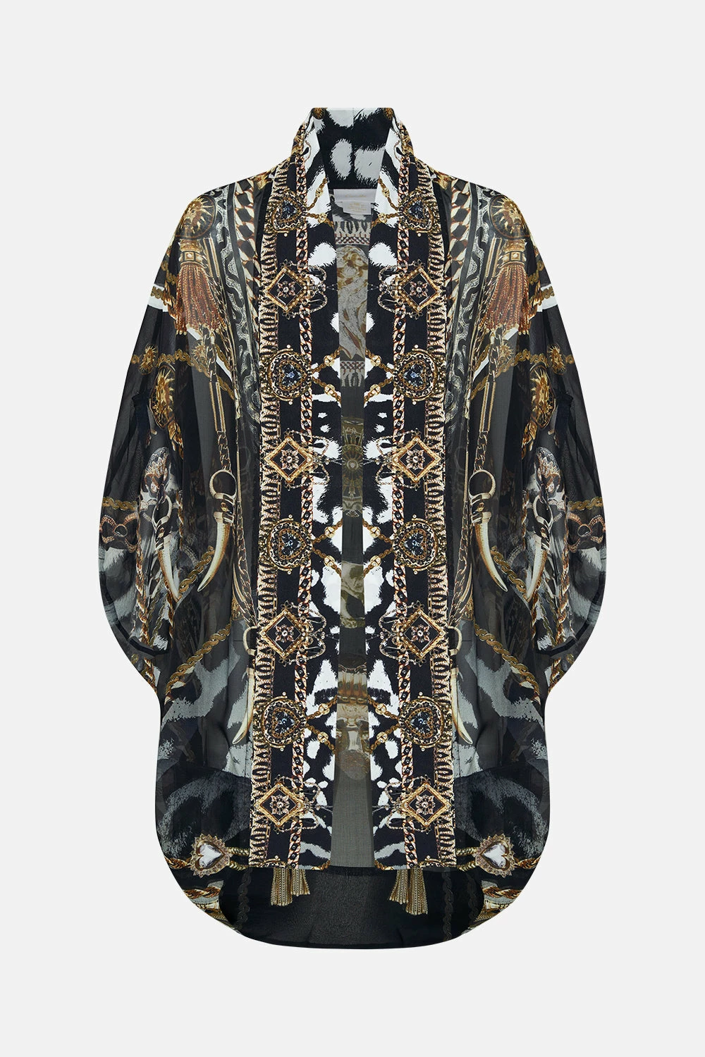 OPEN FRONT CARDI CAPE UNTAMED ROYALTY 3 OPEN FRONT CARDI CAPE UNTAMED ROYALTY - Image 3