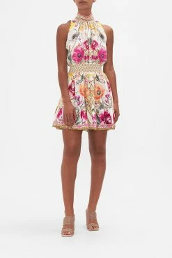 HIGH NECK SLEEVELESS MINI DRESS DESTINY CALLING