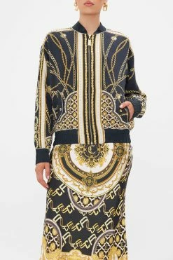 RELAXED BOMBER JACKET TETHER ME NOT -clothing shop CAMILLA 00022573 TETHERMENOT RELAXEDBOMBERJACKET 4